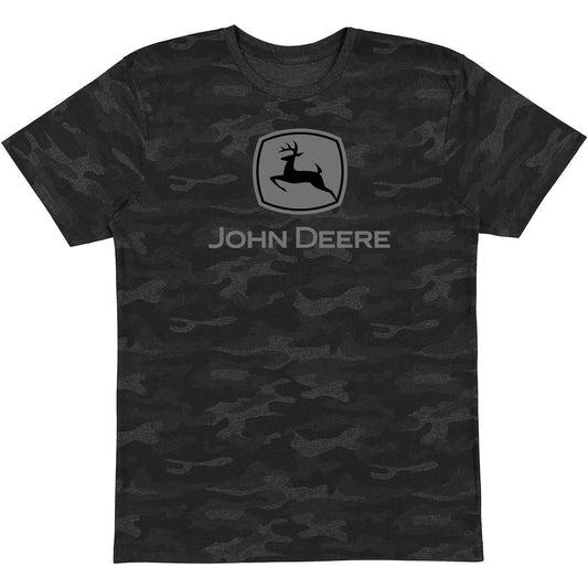 John Deere Black Camo Short Sleeve T-Shirt - XXXL - LP76920