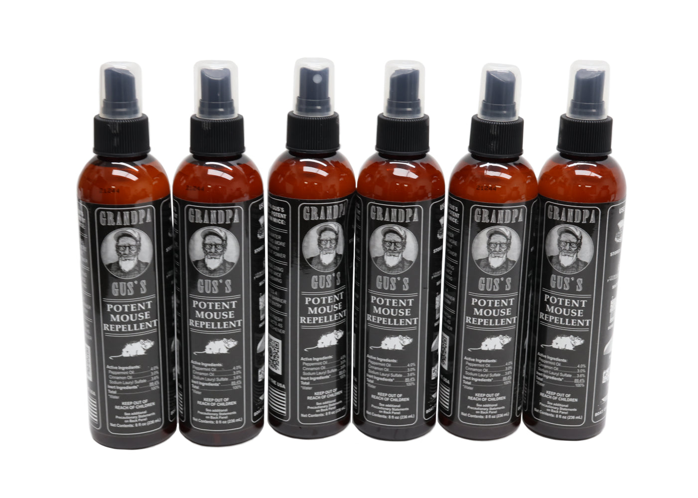 Grandpa Gus's (6 PACK) Rodent 8 oz Bottle Spray  - A-B1GSB8A15,6