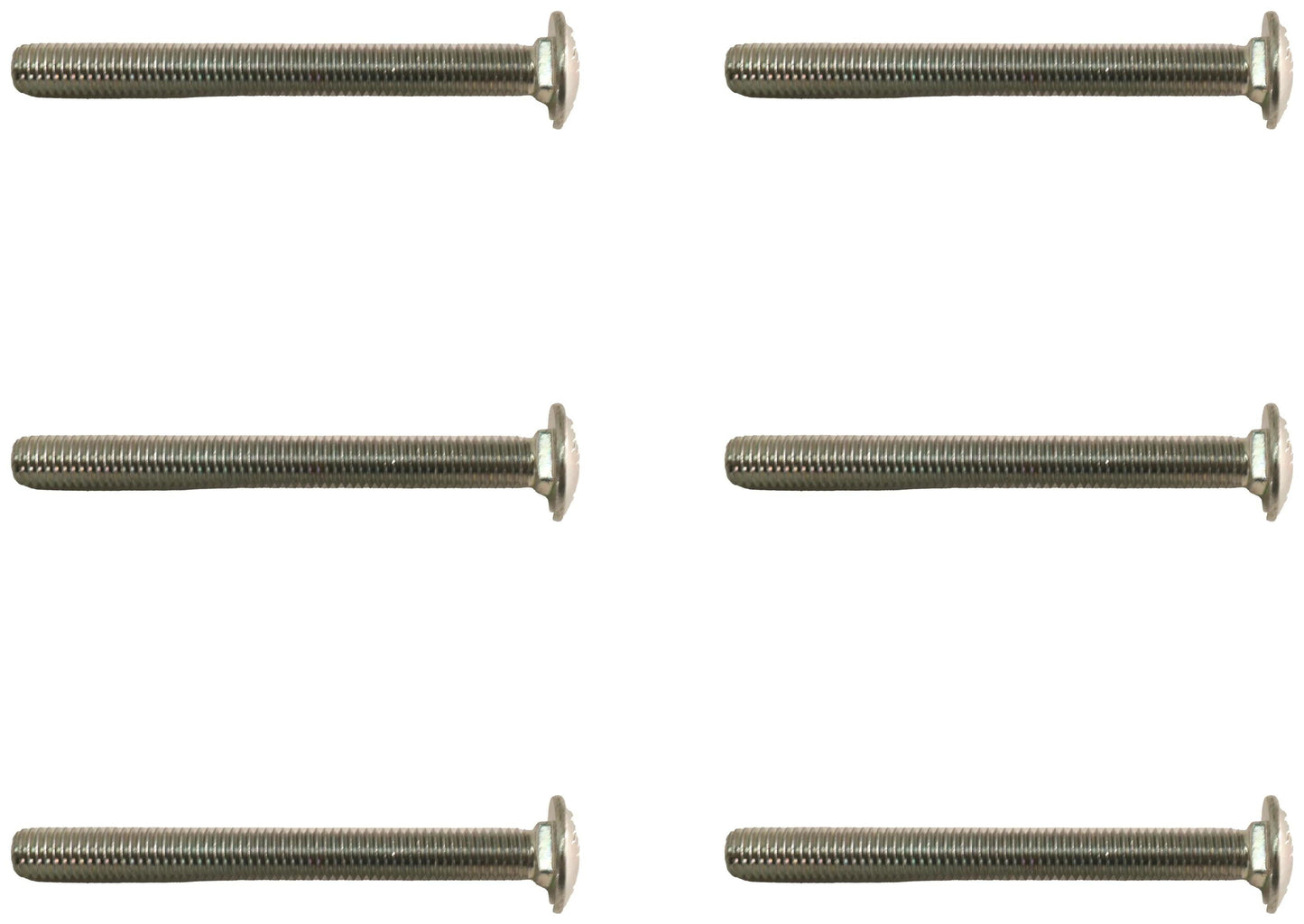 John Deere Original Equipment Round Head Square Neck Bolt, M8 X 80 (6-PACK) - 03M7267