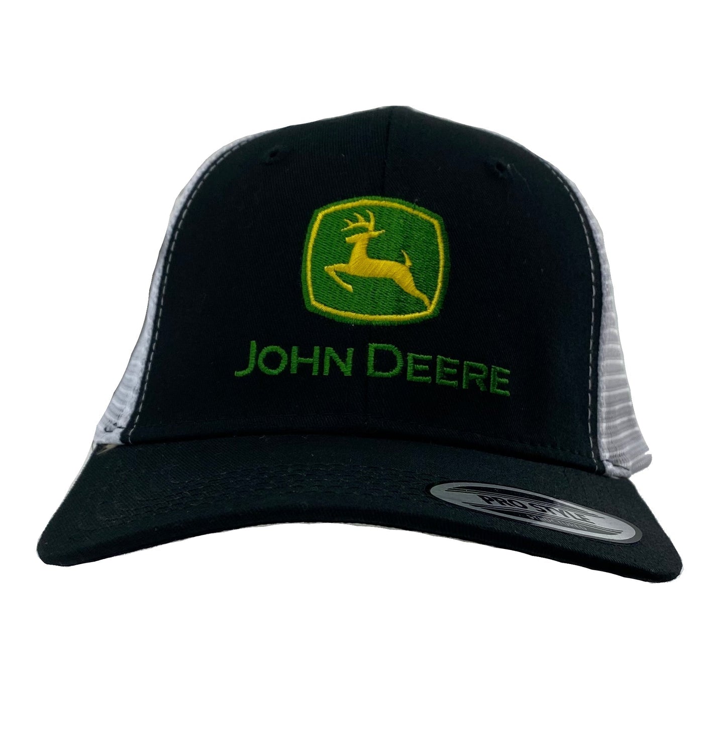 John Deere Black Chino/White Mesh Cap - LP69107