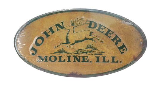 John Deere Moline Metal Vintage Sign, main product photo