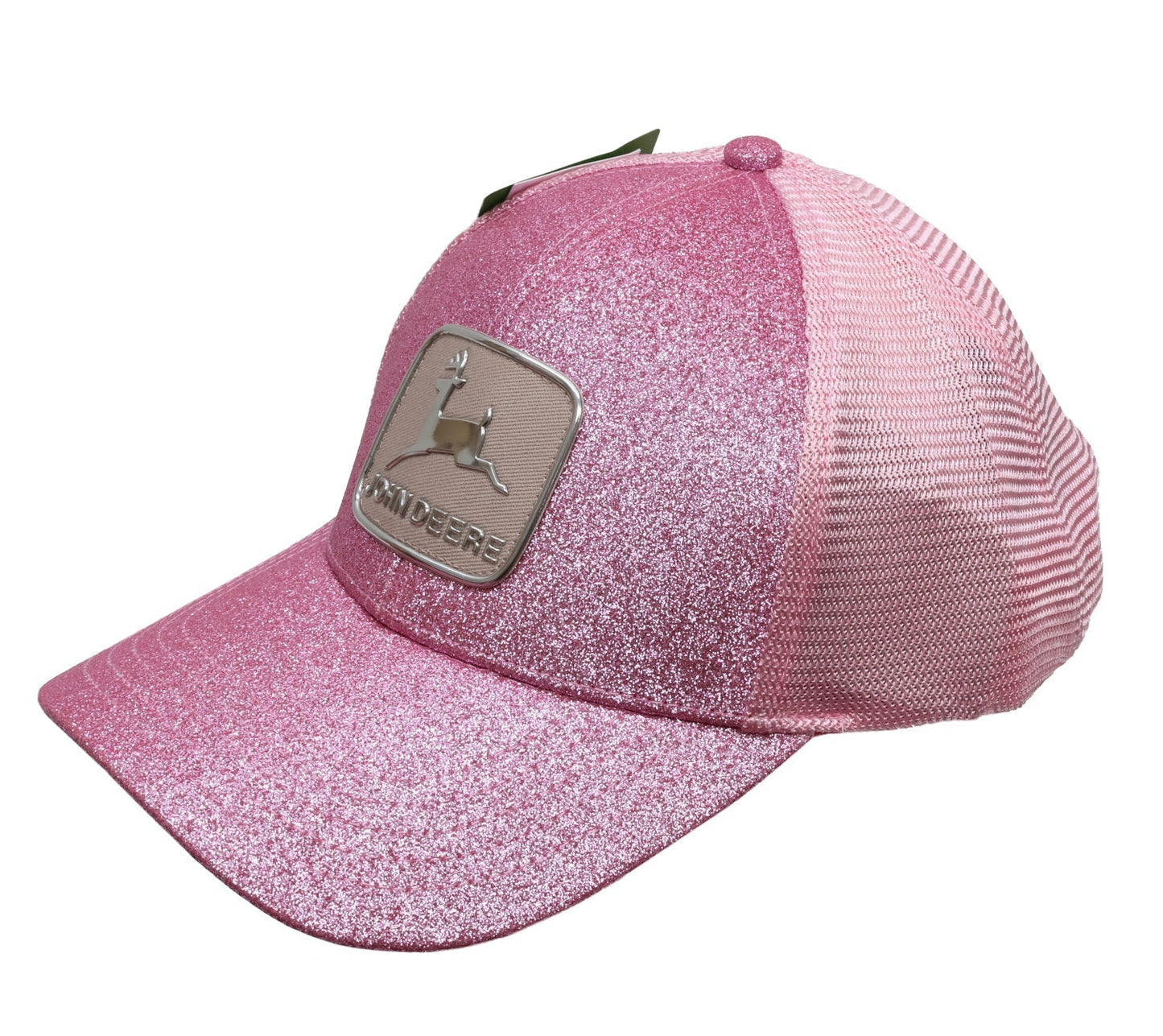 John Deere Women's Pink Glitter Hat/Cap - LP82705