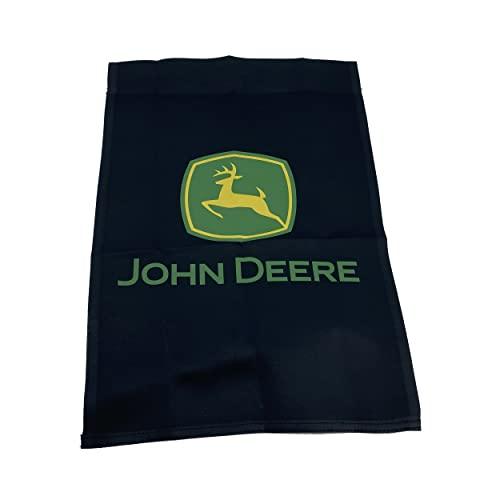 John Deere Black 2 Sided John Deere Trade Mark Garden Flag - LP79680