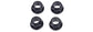 Sunbelt Hex Flanged Bushing (Quantity of Four) - B1MT11,4