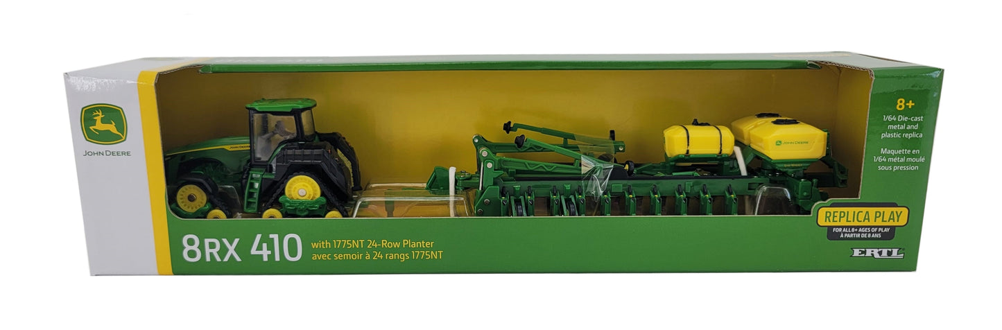 1/64 John Deere 8RX 410 w/ 1775NT 24-Row Planter Toy - LP82766