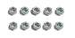 John Deere Original Equipment Nut (10 Pack) - 14M7274