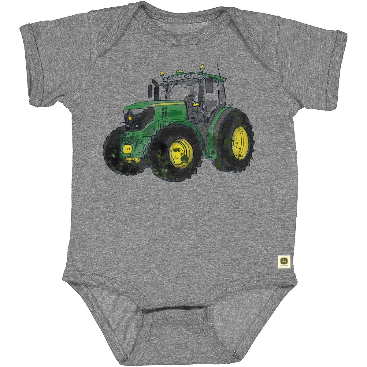 John Deere DGT Watercolor Tractor Bodysuit 12M - LP82513