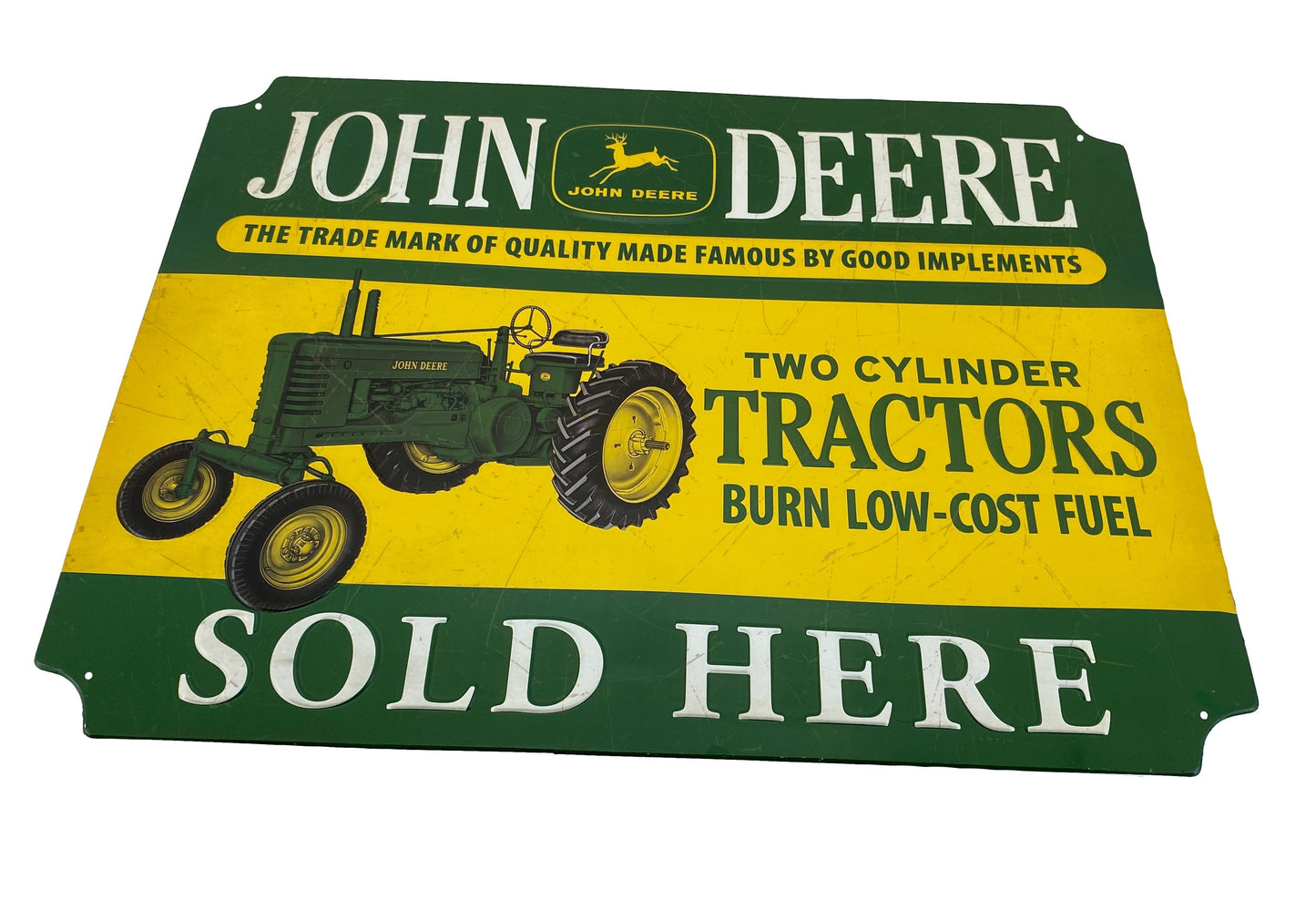 John Deere Tractors Sold Here Metal Sign - LP82986