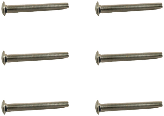 John Deere Original Equipment Round Head Square Neck Bolt, M8 X 80 (6-PACK) - 03M7267