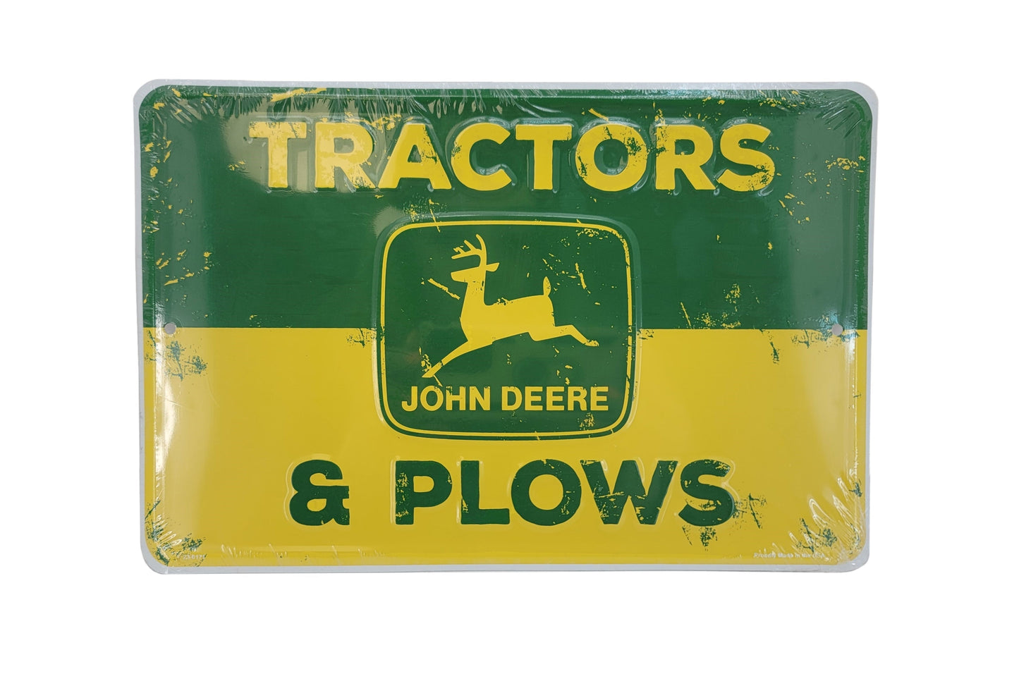 John Deere Tractors & Plows Metal Sign - LP85816