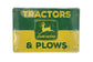 John Deere Tractors & Plows Metal Sign - LP85816