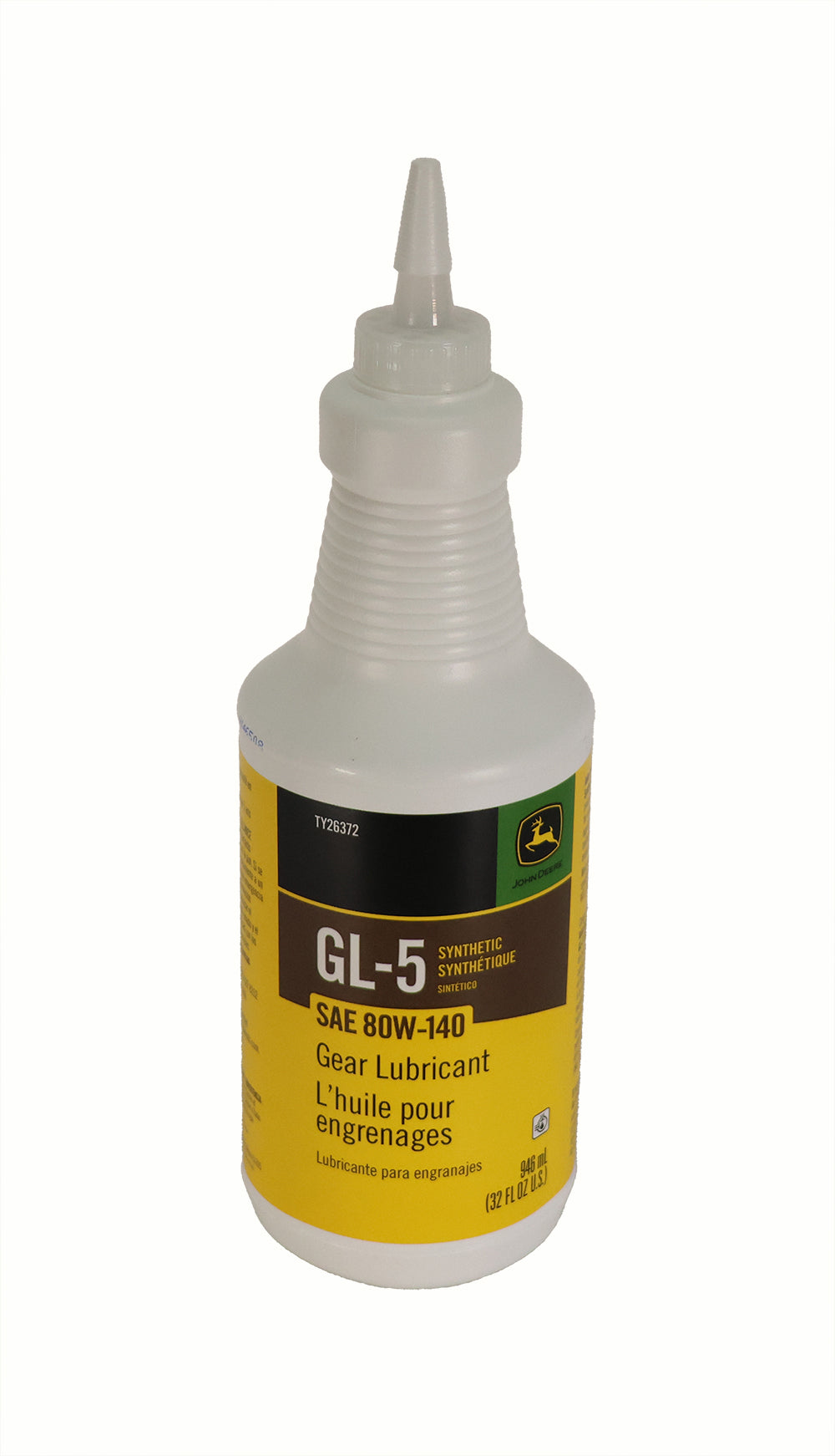 John Deere Original Equipment GL-5 Synthetic SAE 80W-140 Gear Lubricant - TY26372