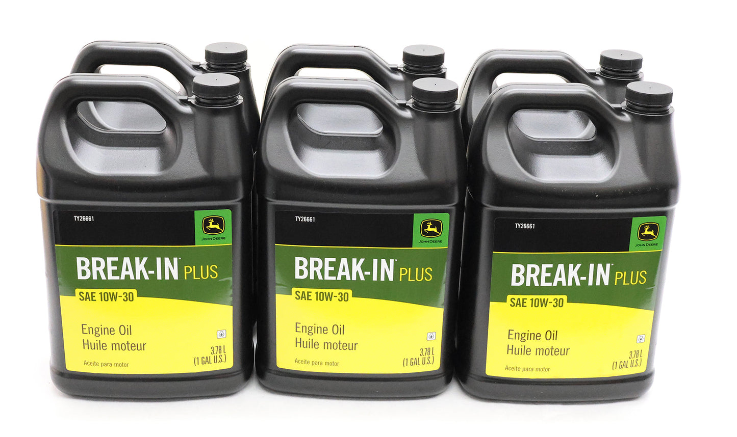 John Deere Original Equipment (6 Gallons) Break-In Plus Engine Oil - TY26661