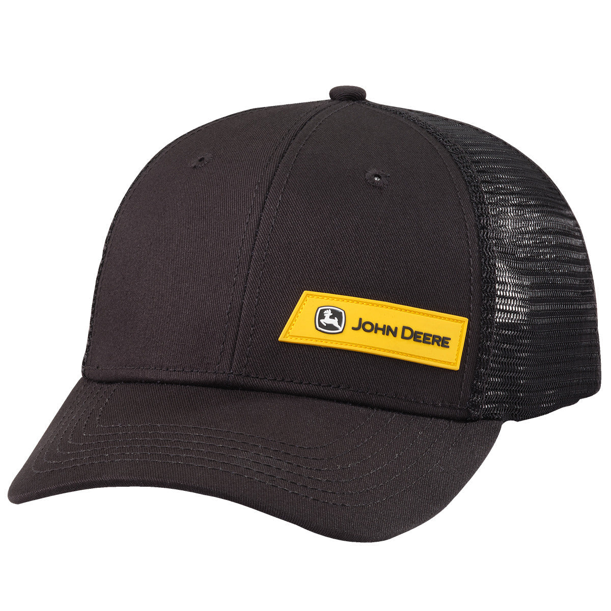 John Deere Black Twill/Mesh Hat/Cap - LP86079