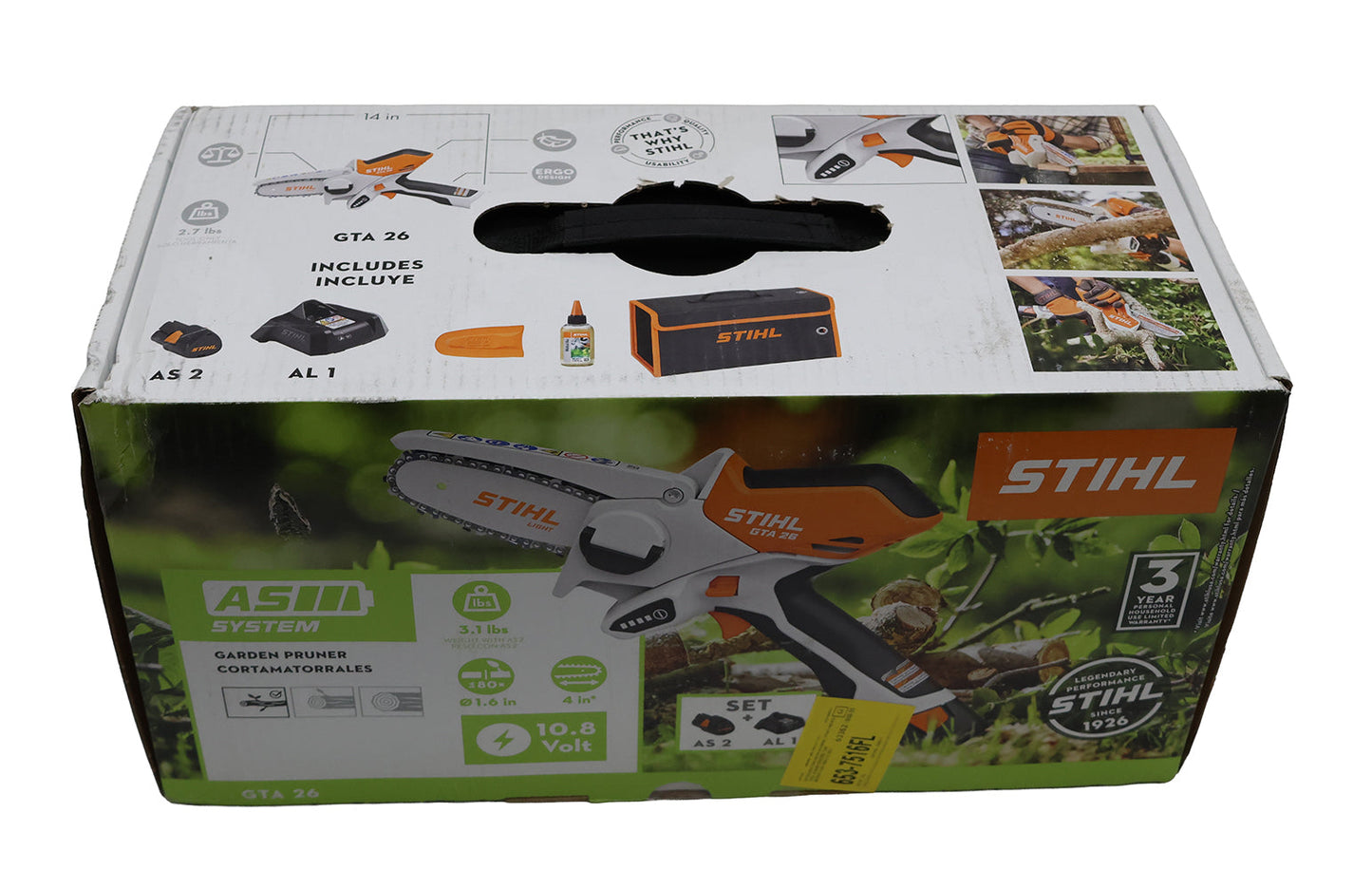 STIHL GTA 26 Cordless Pruner with AS 2 Battery & AL 1 Charger - GTA26SET