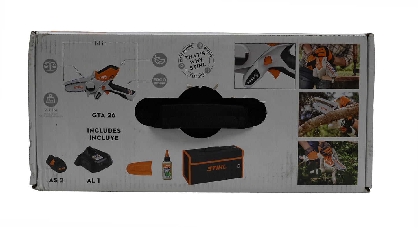 STIHL GTA 26 Cordless Pruner with AS 2 Battery & AL 1 Charger - GTA26SET