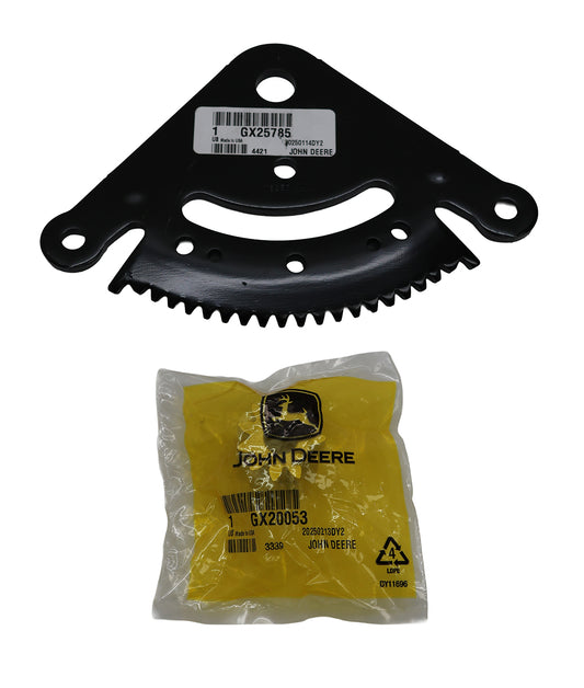 John Deere Original Equipment Steering Sector & Pinion Gear (GX25785+GX20053)...