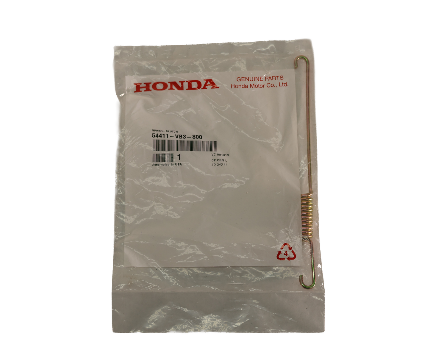 Honda Original Equipment Clutch Spring - 54411-VB3-800