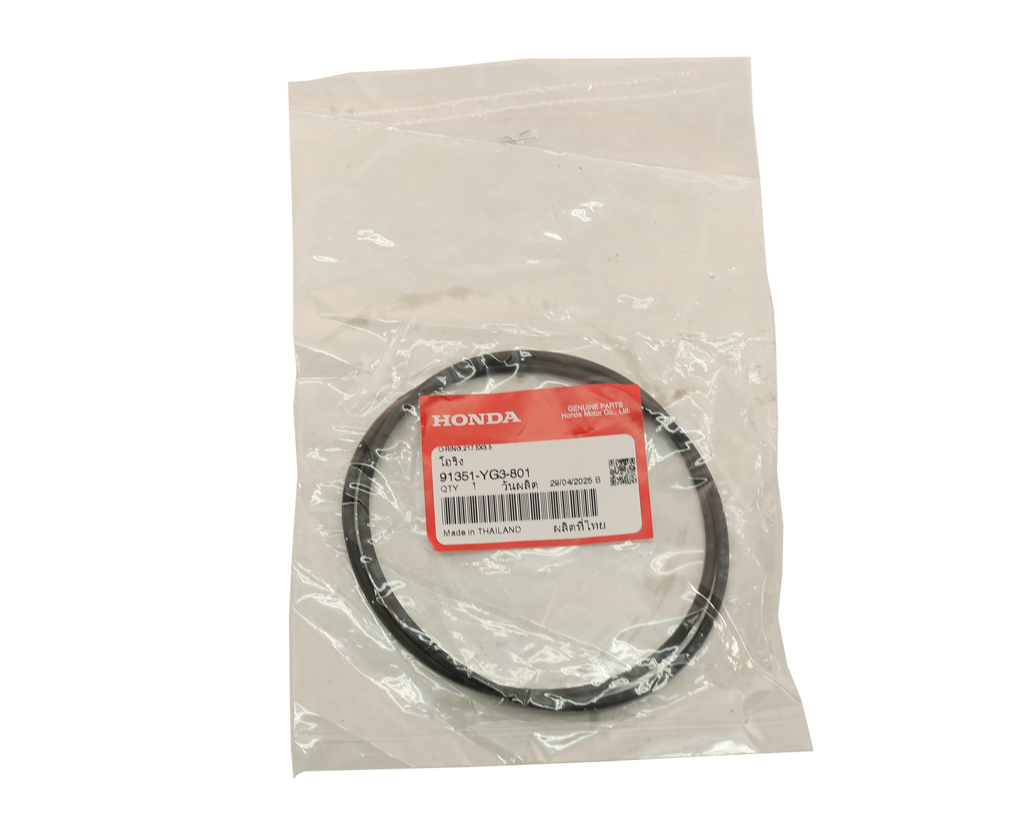 Honda Original Equipment O-Ring - 91351-YG3-801