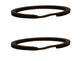 John Deere Original Equipment Spiral External Snap Ring - HXE38646