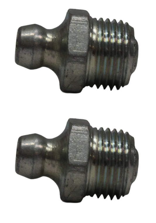 John Deere Original Equipment (2 PACK) Straight Lubrication Fitting - JD7759