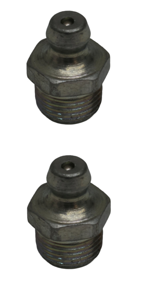 John Deere Original Equipment (2 PACK) Straight Lubrication Fitting - JD7759