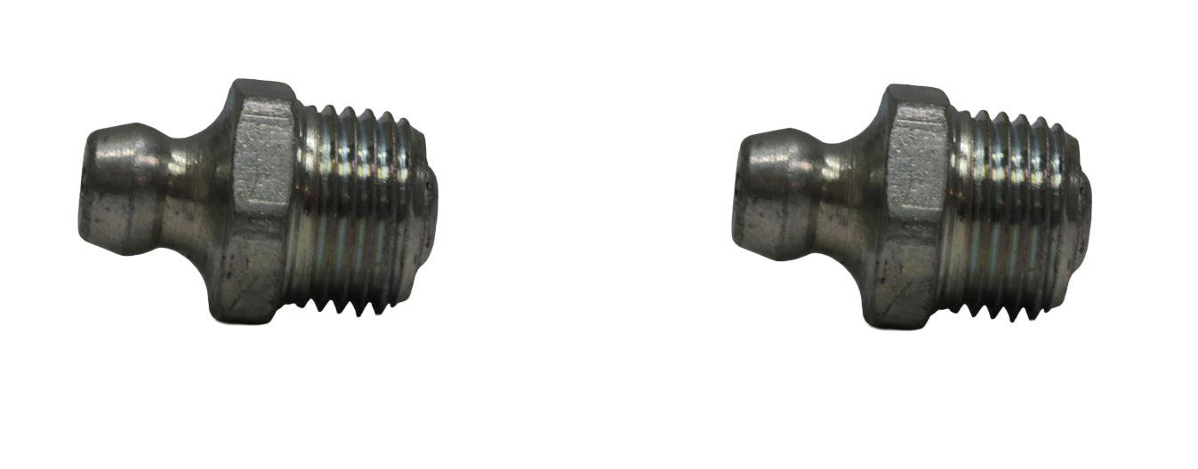 John Deere Original Equipment (2 PACK) Straight Lubrication Fitting - JD7759