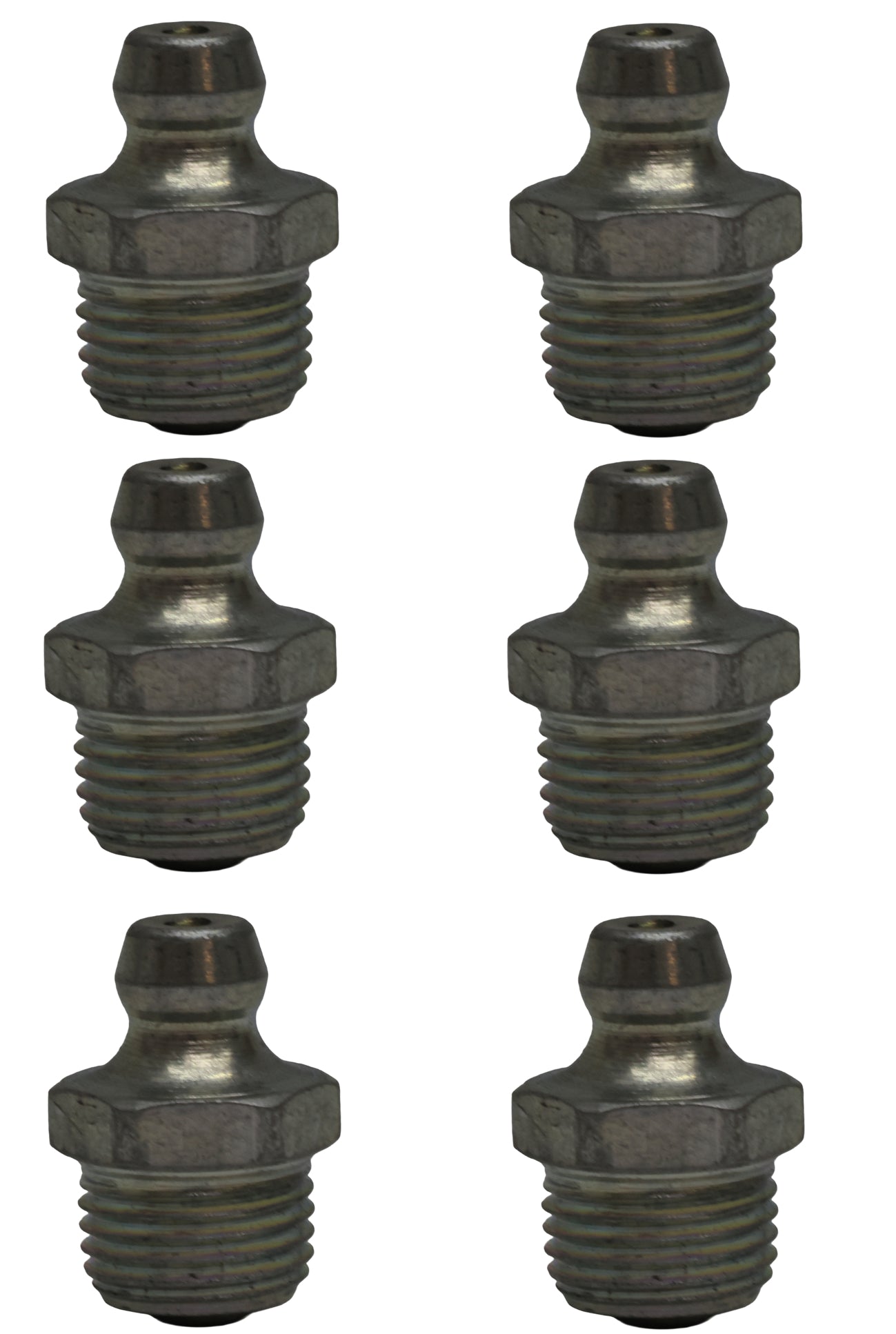 John Deere Original Equipment (6 PACK) Straight Lubrication Fitting - JD7759
