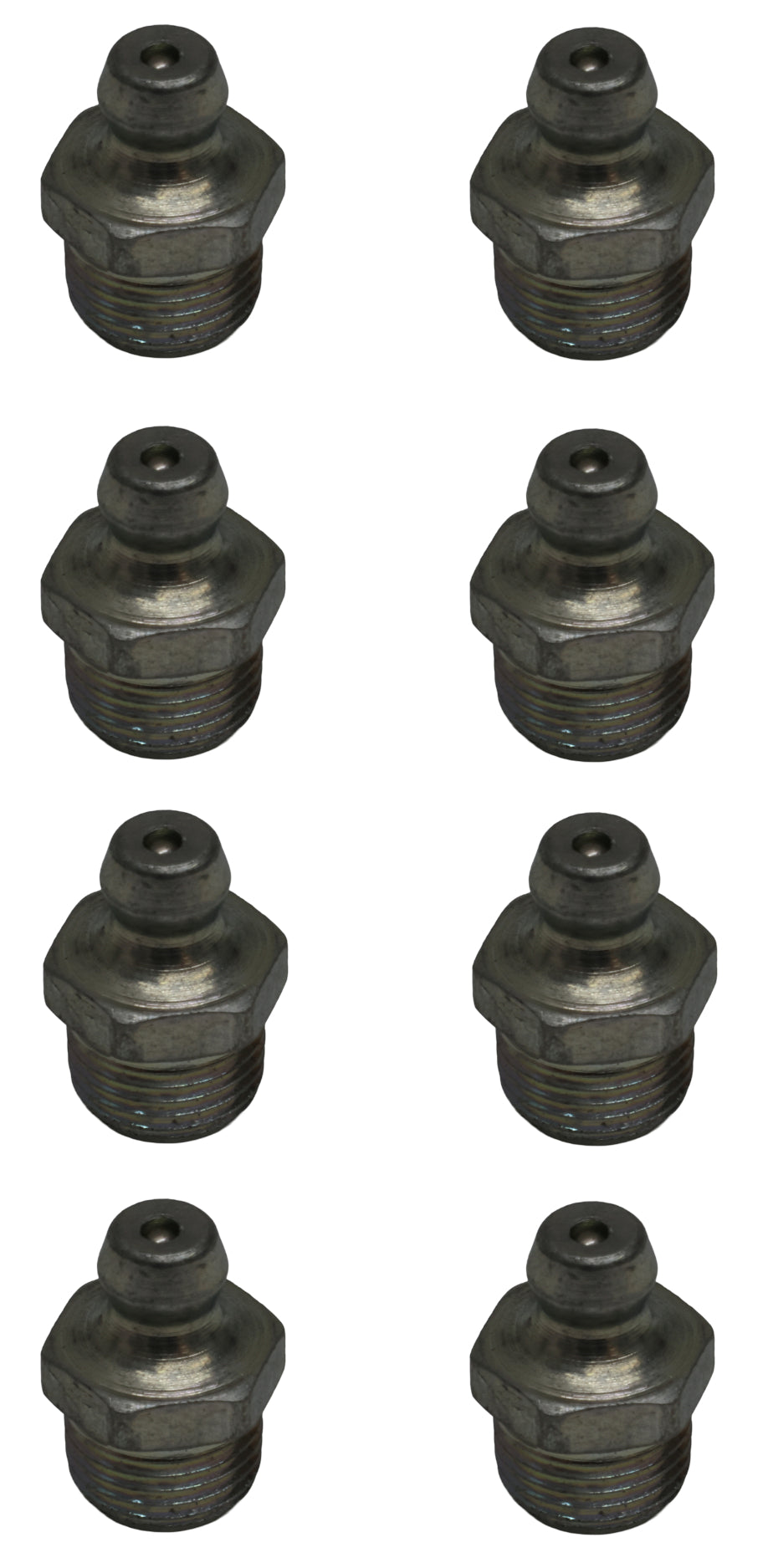 John Deere Original Equipment (8 PACK) Straight Lubrication Fitting - JD7759