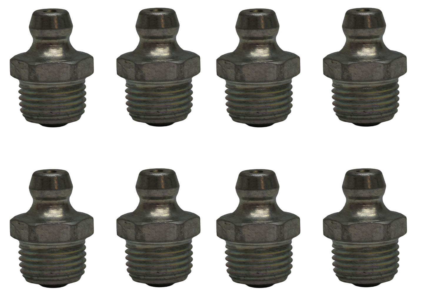 John Deere Original Equipment (8 PACK) Straight Lubrication Fitting - JD7759
