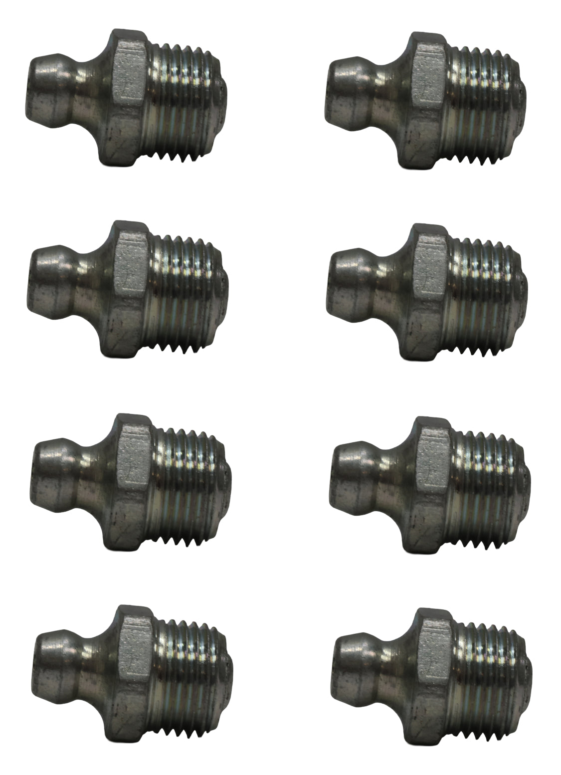 John Deere Original Equipment (8 PACK) Straight Lubrication Fitting - JD7759