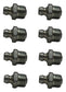 John Deere Original Equipment (8 PACK) Straight Lubrication Fitting - JD7759