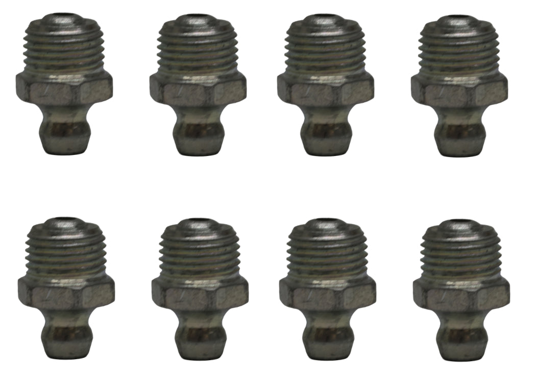 John Deere Original Equipment (8 PACK) Straight Lubrication Fitting - JD7759