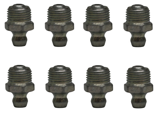 John Deere Original Equipment (8 PACK) Straight Lubrication Fitting - JD7759