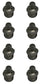 John Deere Original Equipment (8 PACK) Straight Lubrication Fitting - JD7759