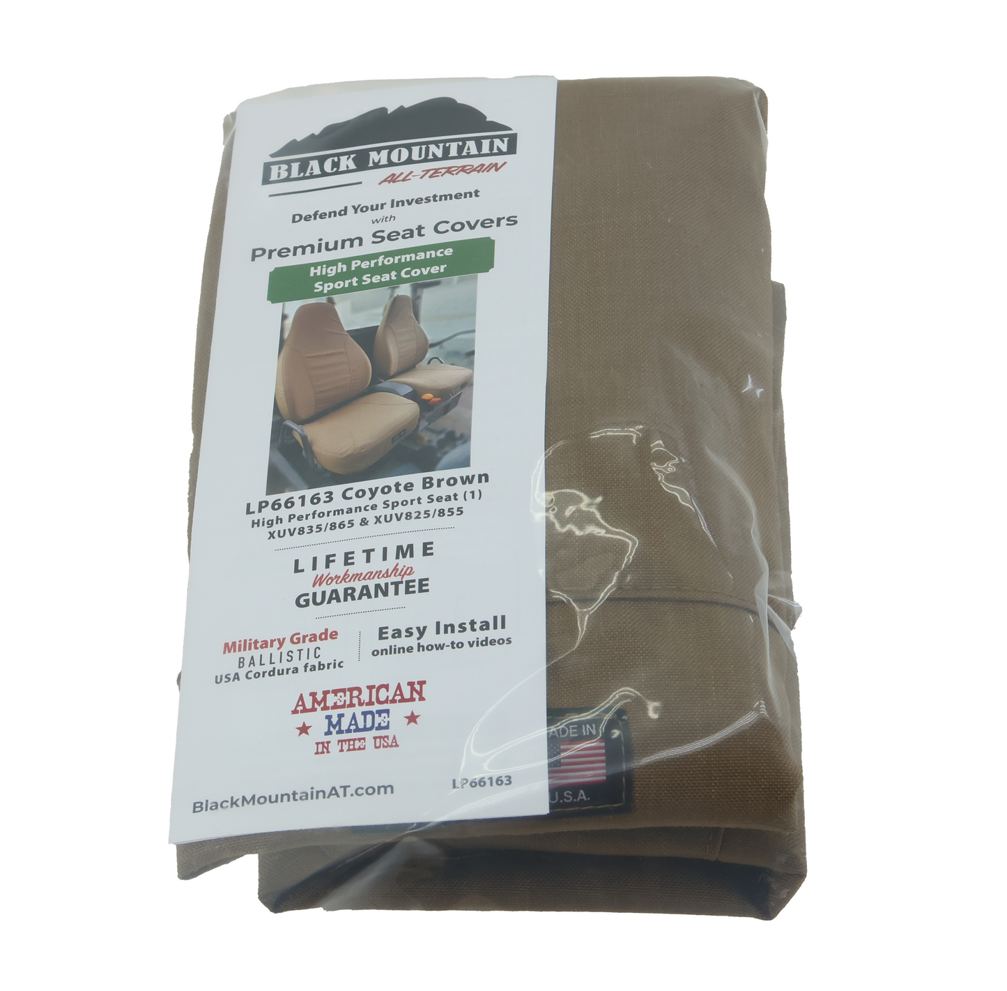 John Deere High Performance Brown Seat Cover - LP66163