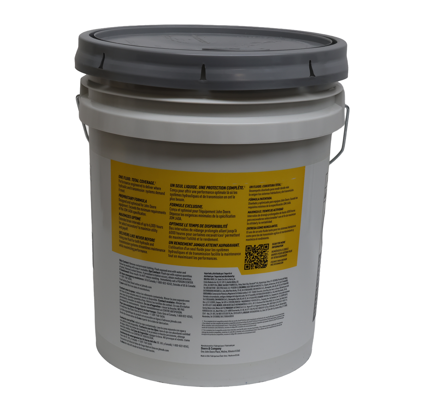 John Deere Original Equipment 5 Gallon Hy-Gard Oil - TY27989