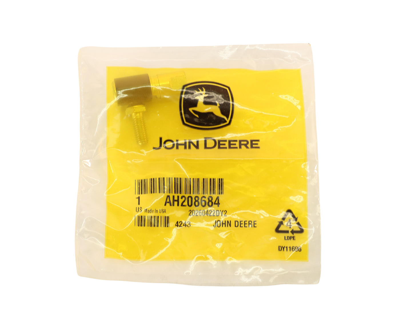 John Deere Original Equipment Ball Joint - AH208684