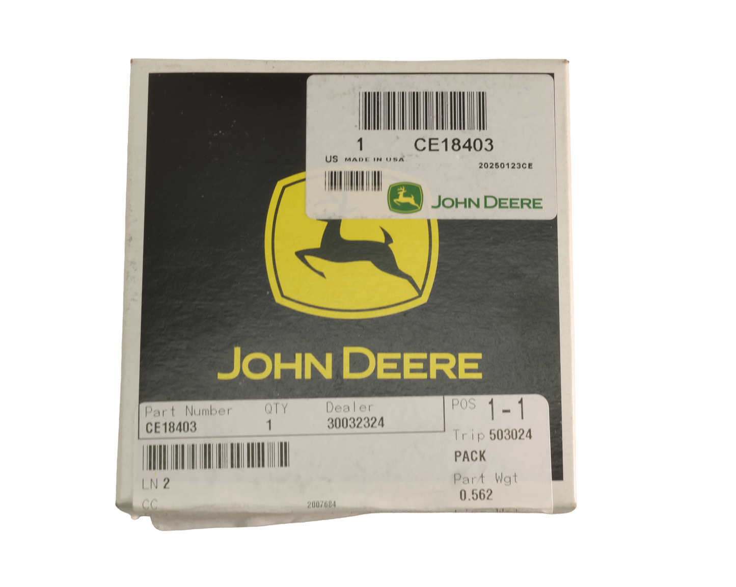 John Deere Original Equipment Bearing Cup - CE18403