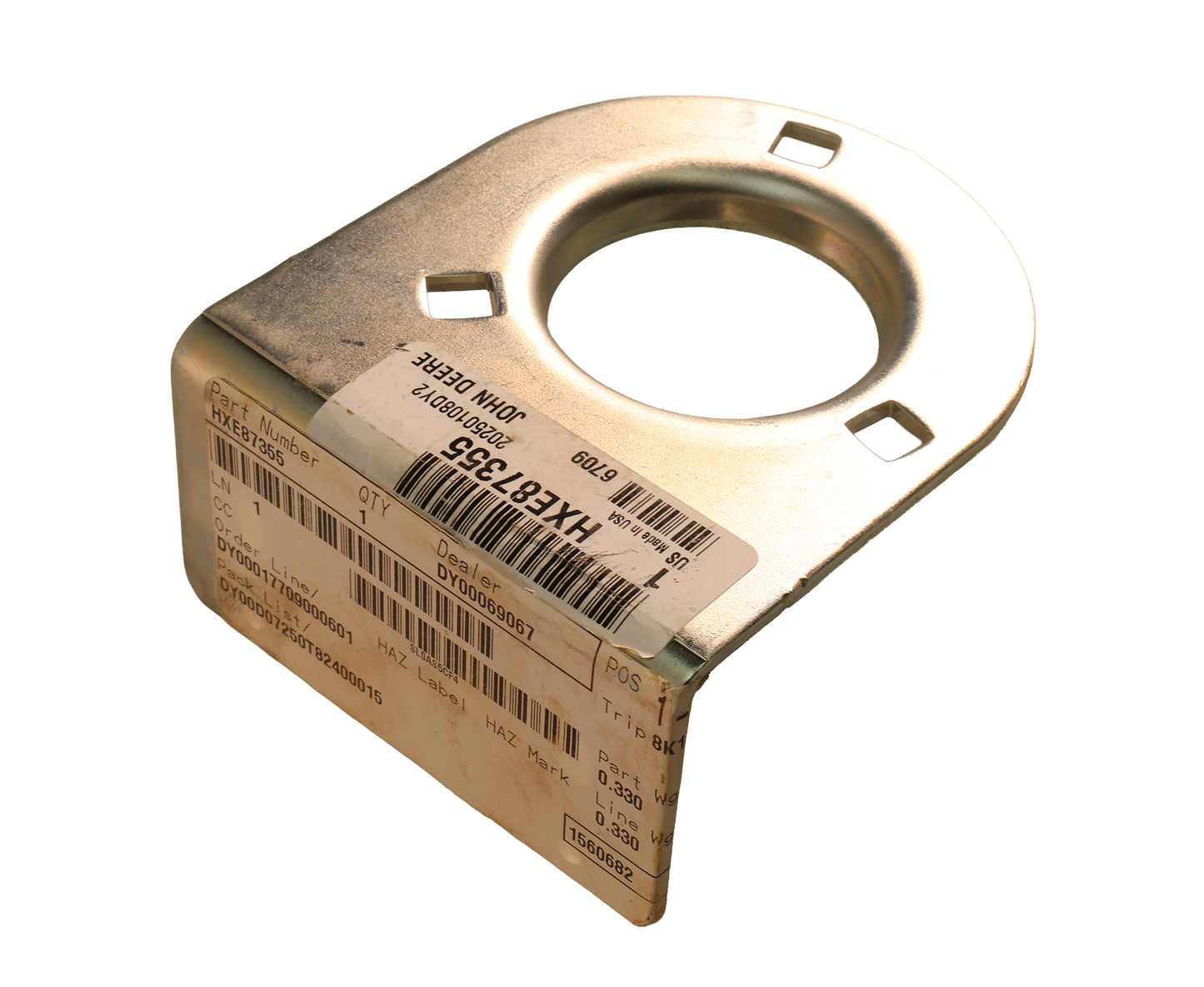 John Deere Original Equipment Bracket - HXE87355