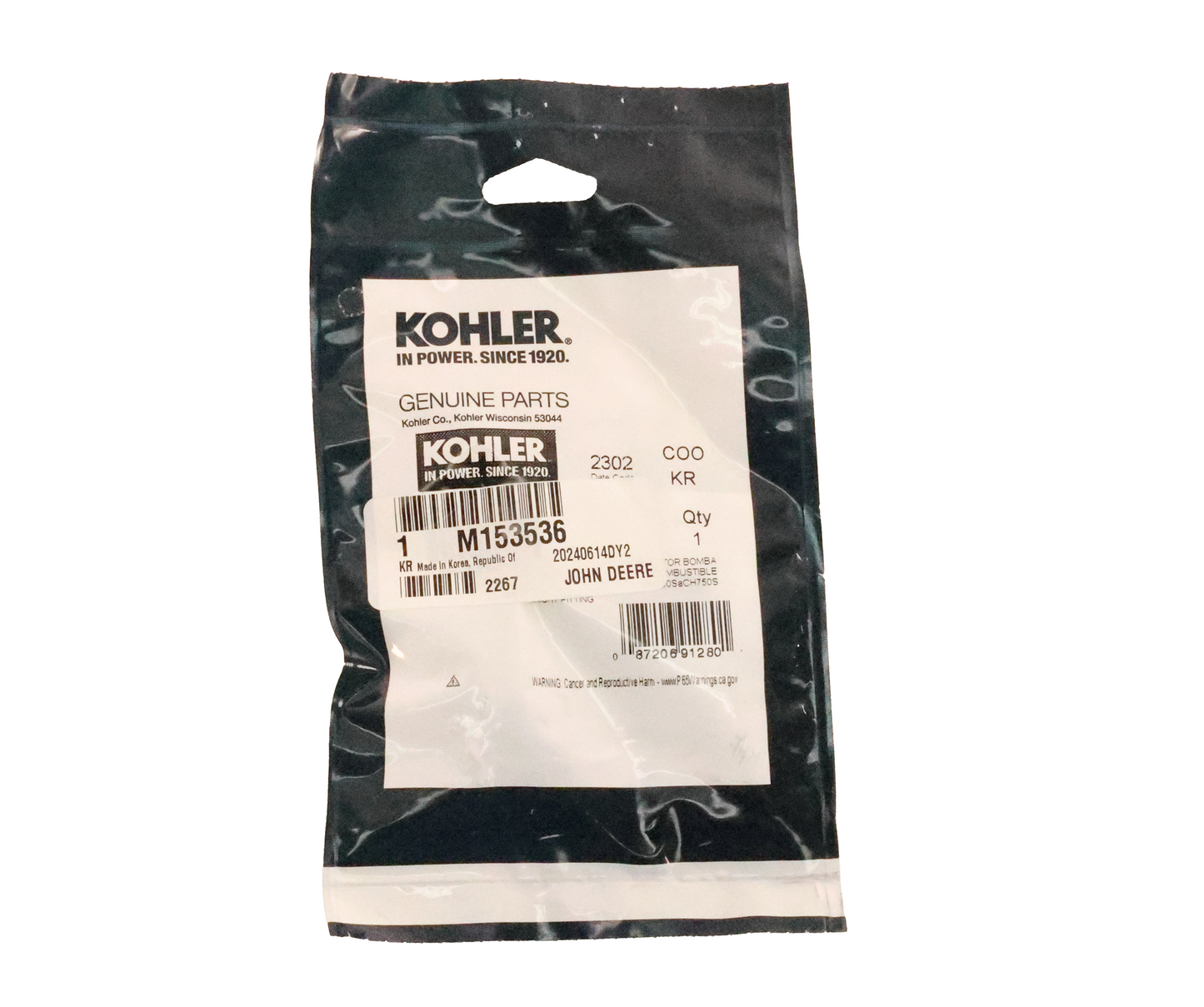 John Deere Original Equipment Connector Assy - M153536