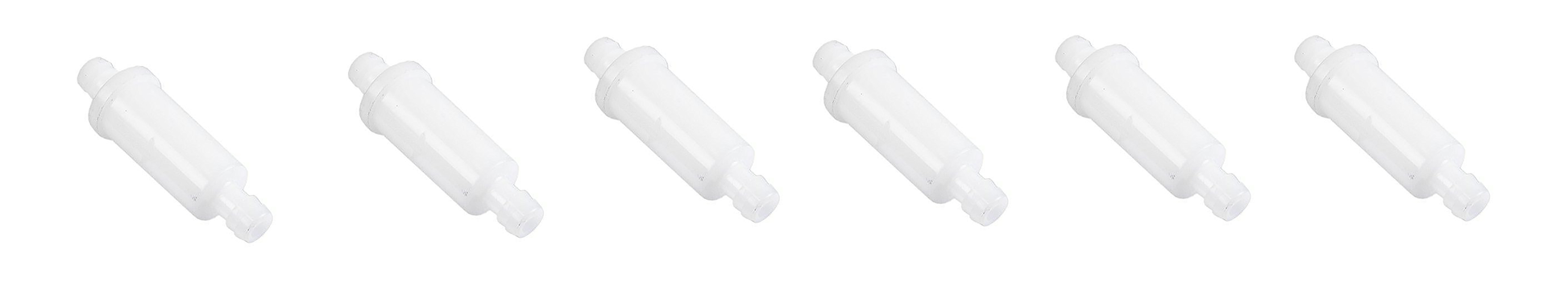 Close-up of the John Deere Fuel Filter AM107314 (Pack of 6)