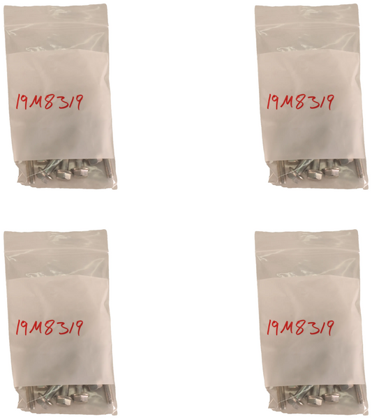 John Deere Original Equipment Hexagonal Head Flanged Screw, M8 X 50 (4-PACK) - 19M8319