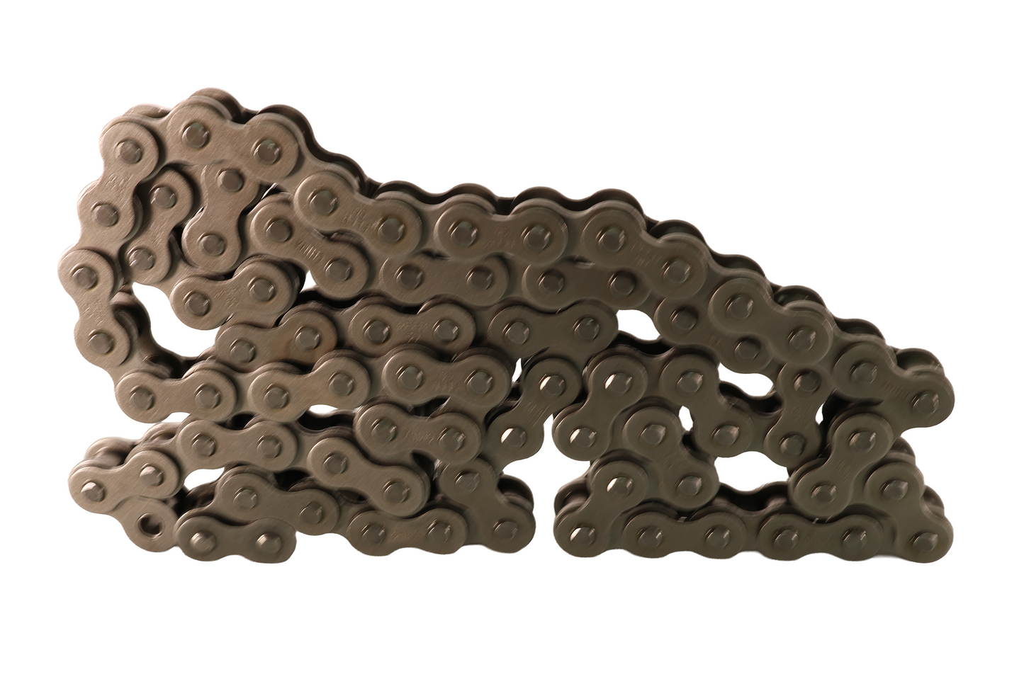 Top-down angle of John Deere M138195 roller chain