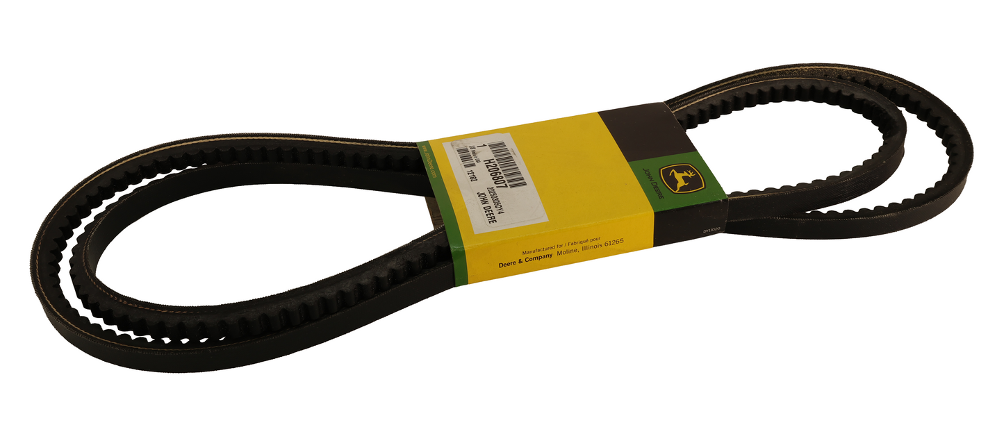 John Deere Original Equipment Rotary Screen V-Belt - H206807