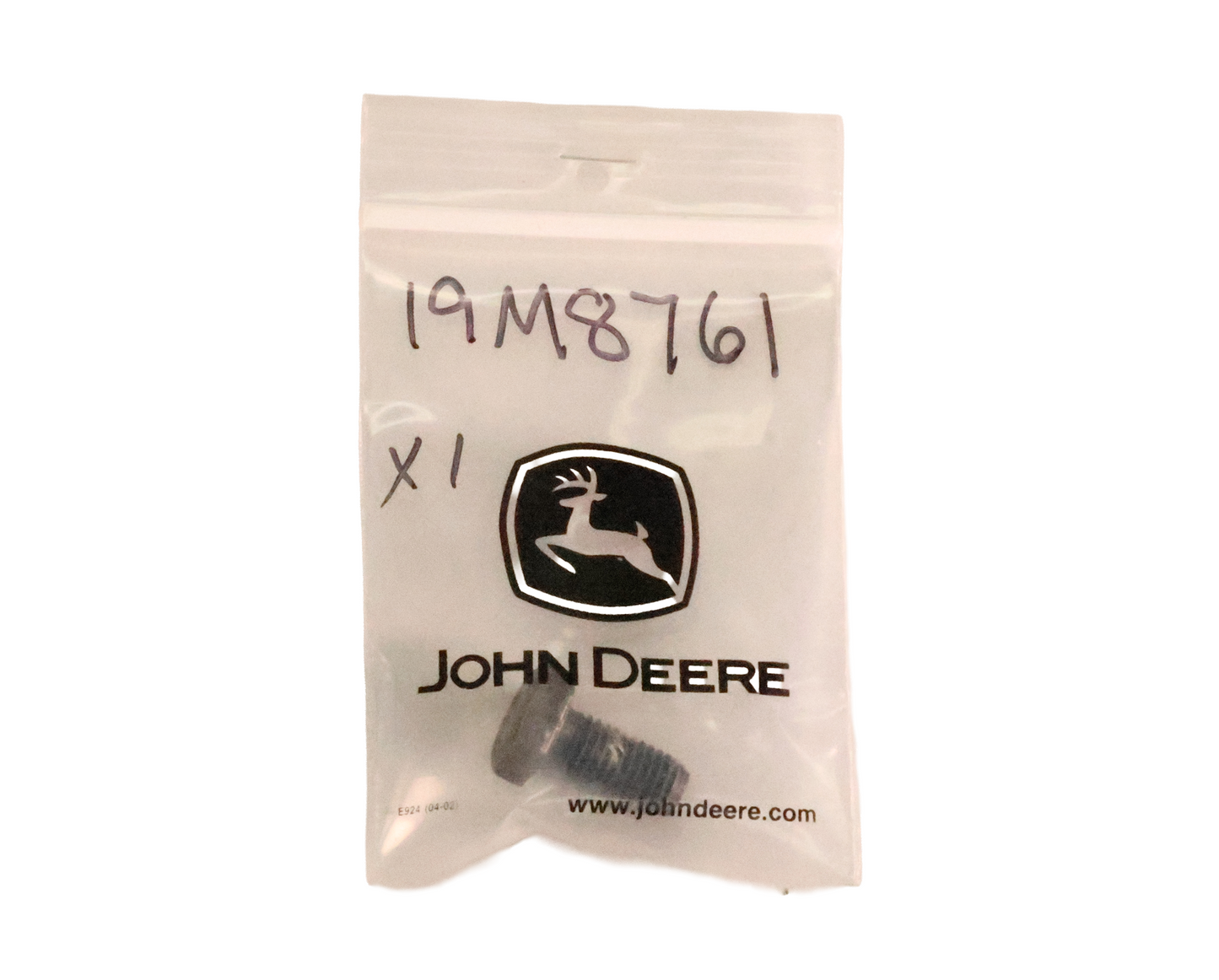 John Deere Original Equipment Screw - 19M8761