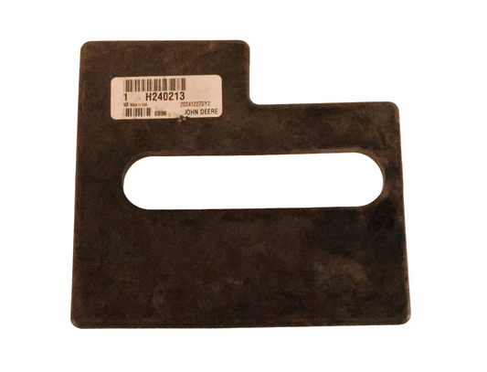 John Deere H240213 wear plate, alternate angle