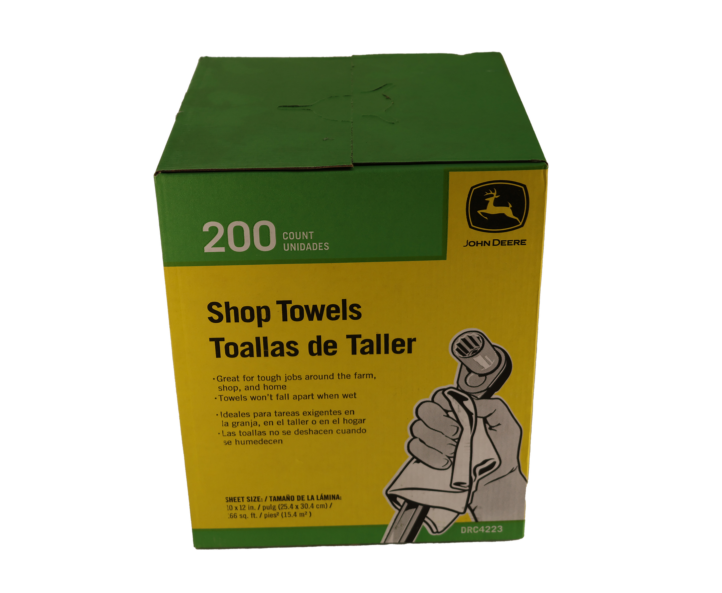 John Deere Original Equipment Shop Towel Box - DRC4223