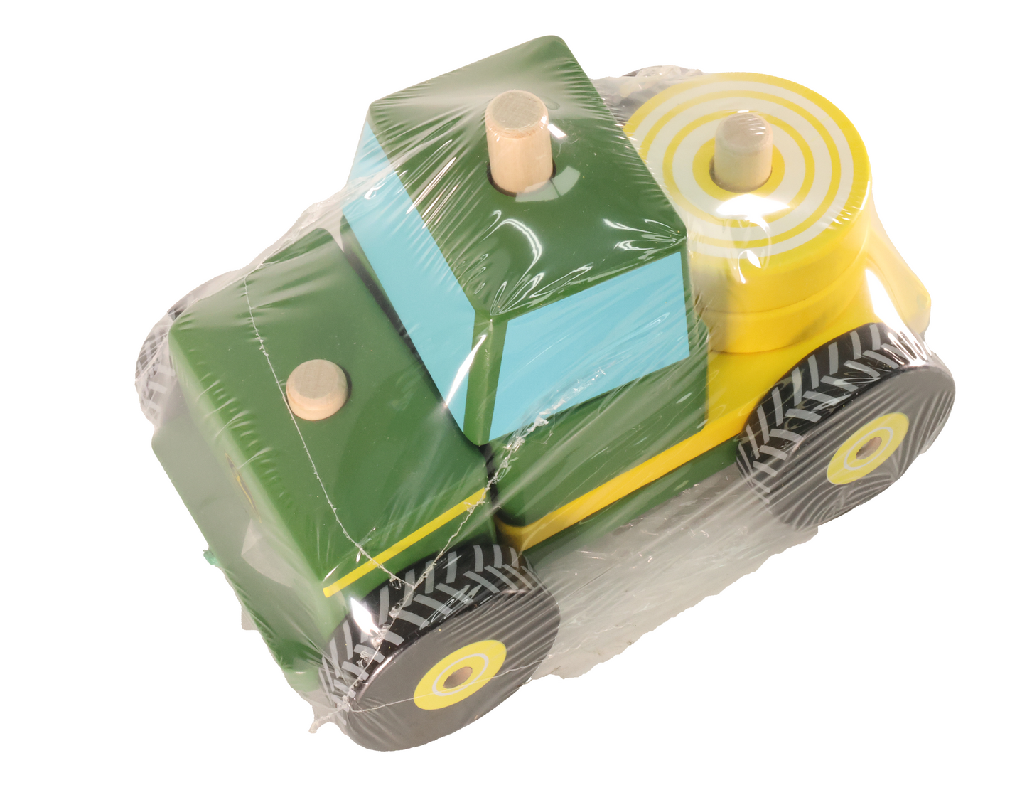 John Deere Wooden Tractor Stack Toy - LP87306