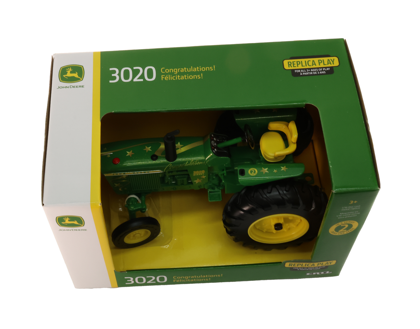 1/16 John Deere Celebration 3020 Tractor Toy - LP84516